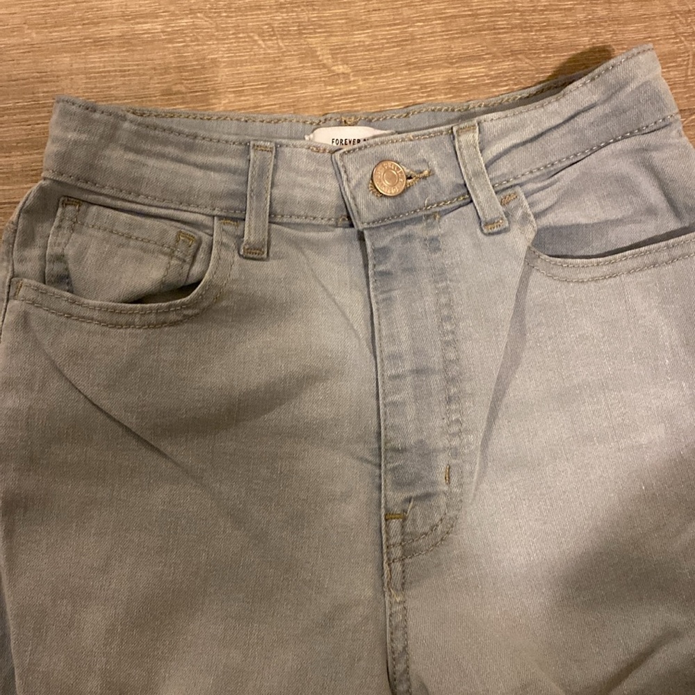Forever 21 light blue jeans
